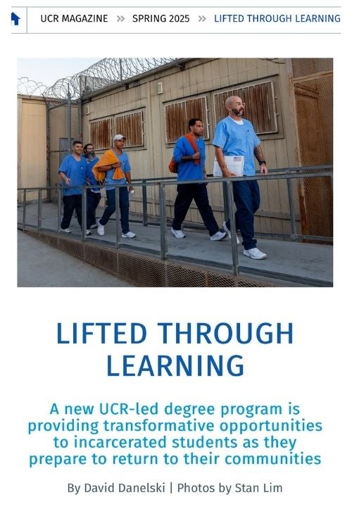 UCR LIFTED in the UCR Magazine