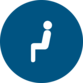Logo of person sitting
