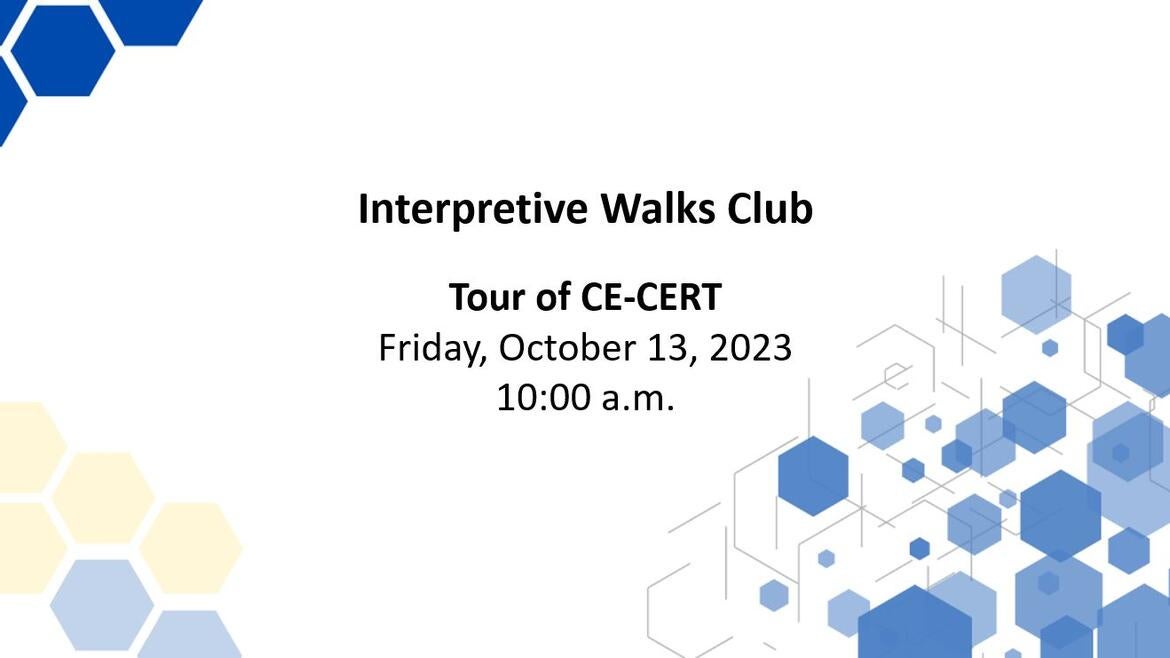 Tour of CE CERT