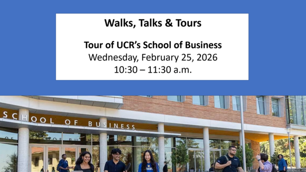 Tour of UCR School of Business W26