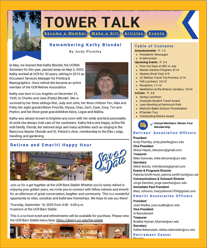 Tower Talk - Summer 2024