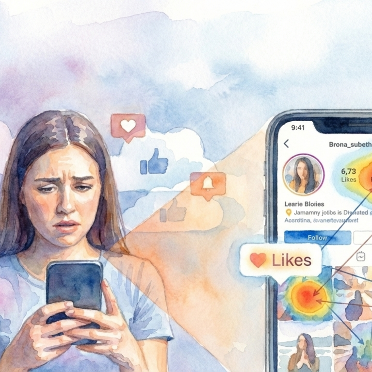 Anxiety's social media presence 