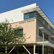 Exterior of the Student Serviced Building on the UCR campus