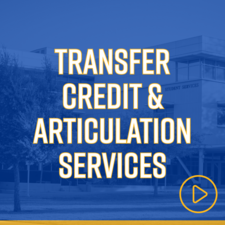 Transfer Credit & Articulation Services (TCAS)