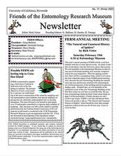 Winter 2003 newsletter cover