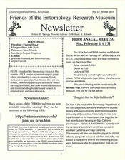 Winter 2014 newsletter cover