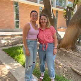 Eliza Stephens and Audrey Braun