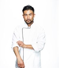 Hiro Igarashi in his chef coat