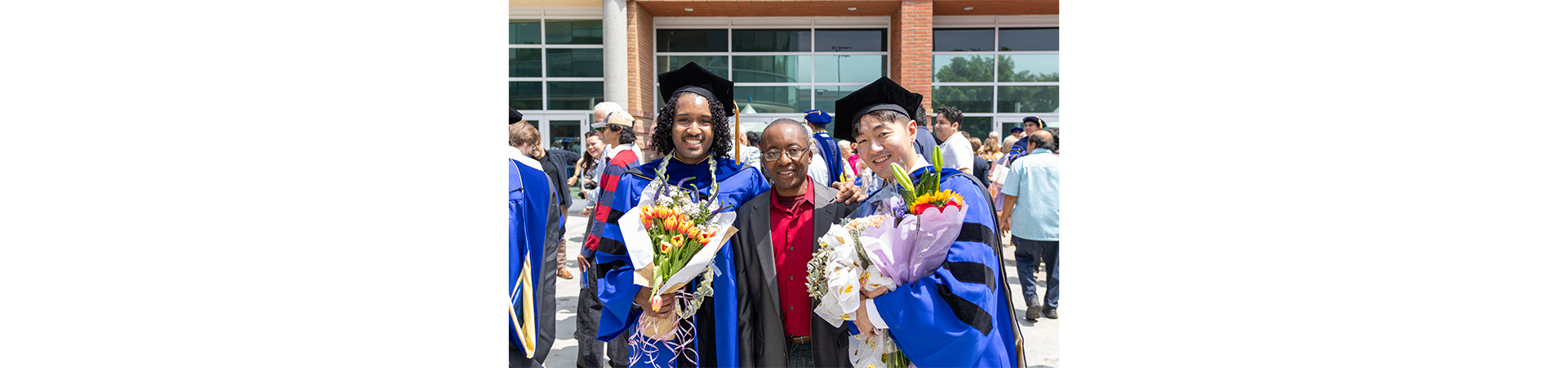 Sang and Johan's hooding ceremony in 2025