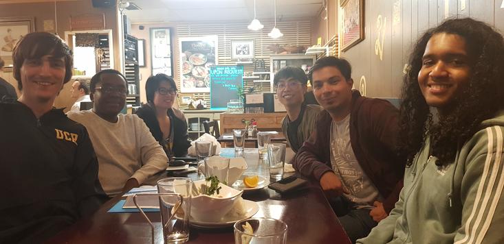 Farewell dinner for Jan