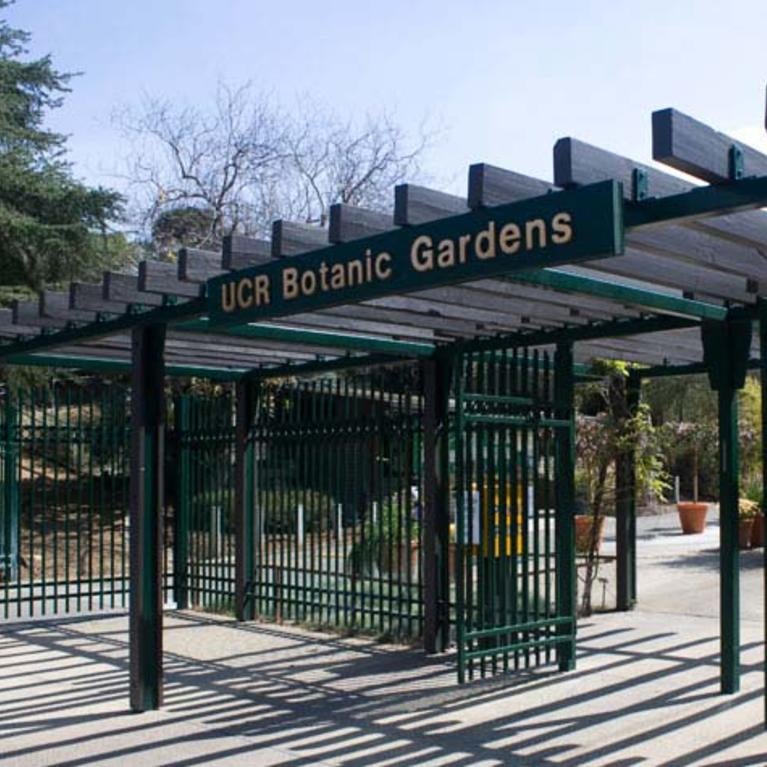 UCR Botanic Gardens entrance