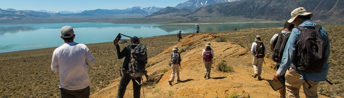 using GeoPads at Summer Field