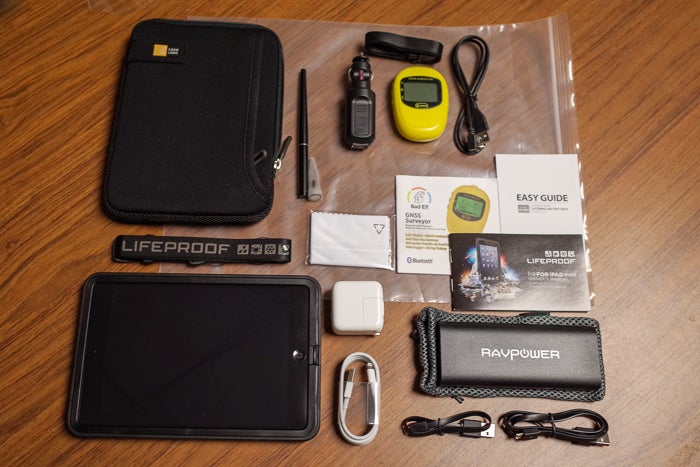 The GeoPad kit unboxed