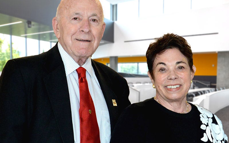 Pamela Rubin, Trustee of the UC Riverside Foundation Board, with her husband Mark.