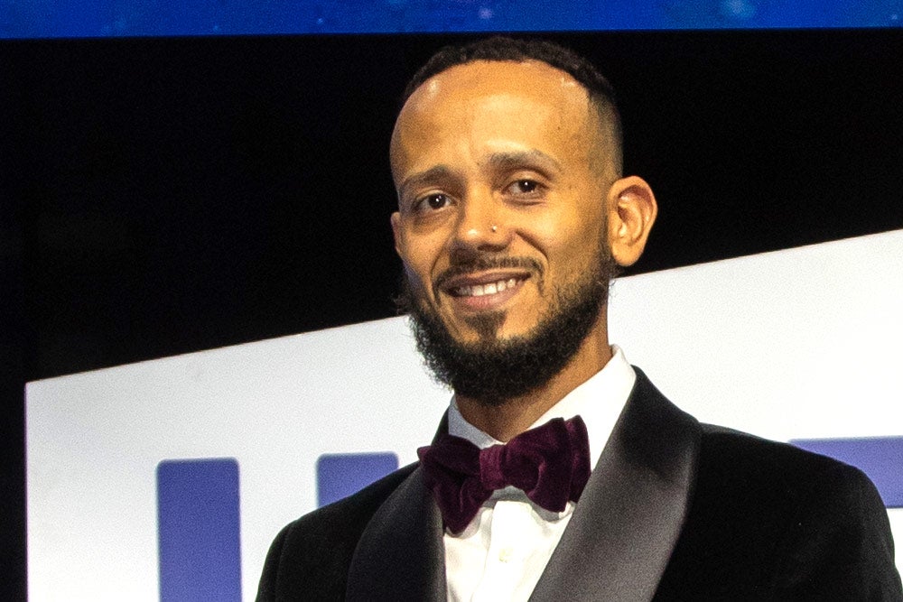 UC Riverside Alumnus Gabriel Maldonado, recipient of the 2025 Outstanding Young Alumni Award.