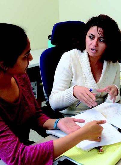 A professor and student discuss statistics