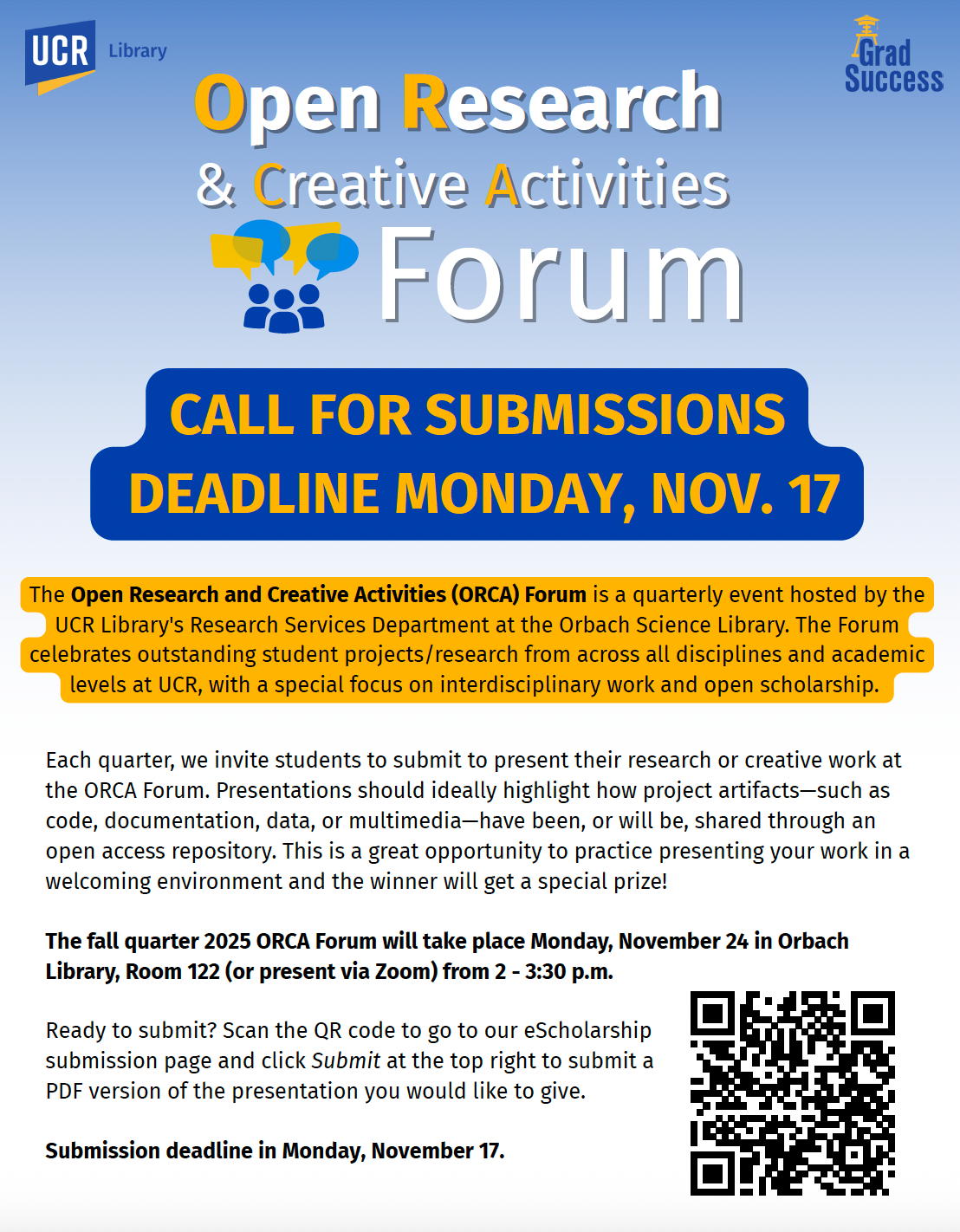 Open Research & Creative Activities Forum 2025