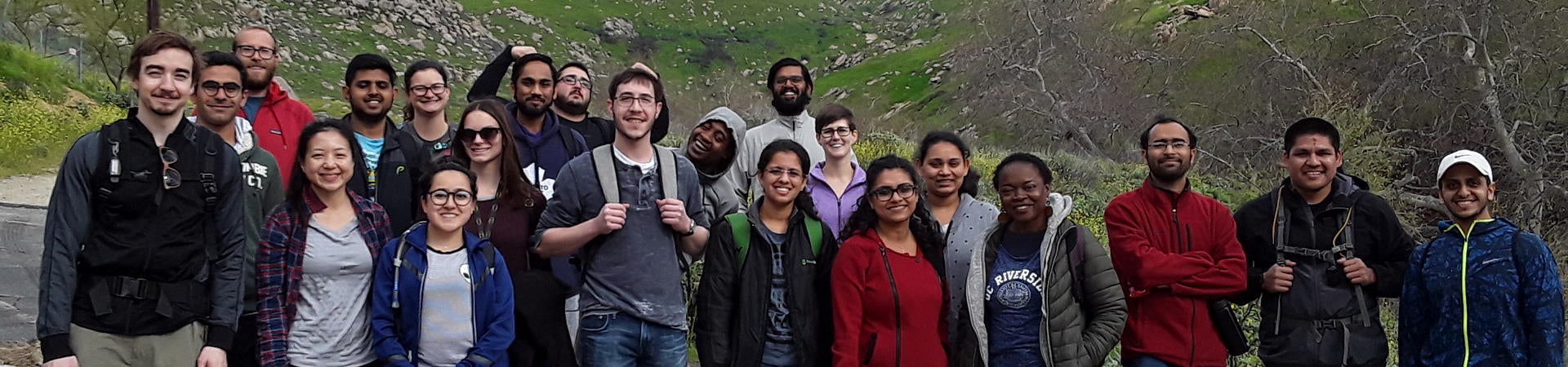 Group of students on hike