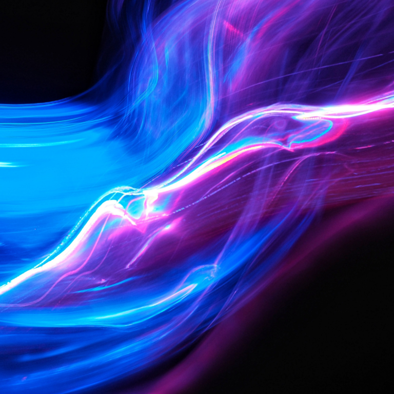 stylized light waves