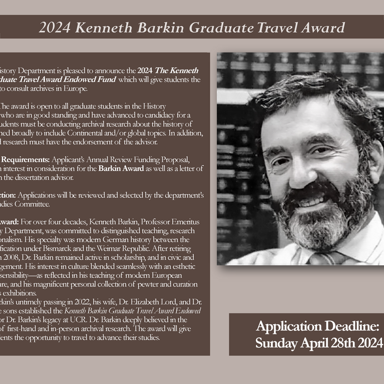Barkin Award Flyer