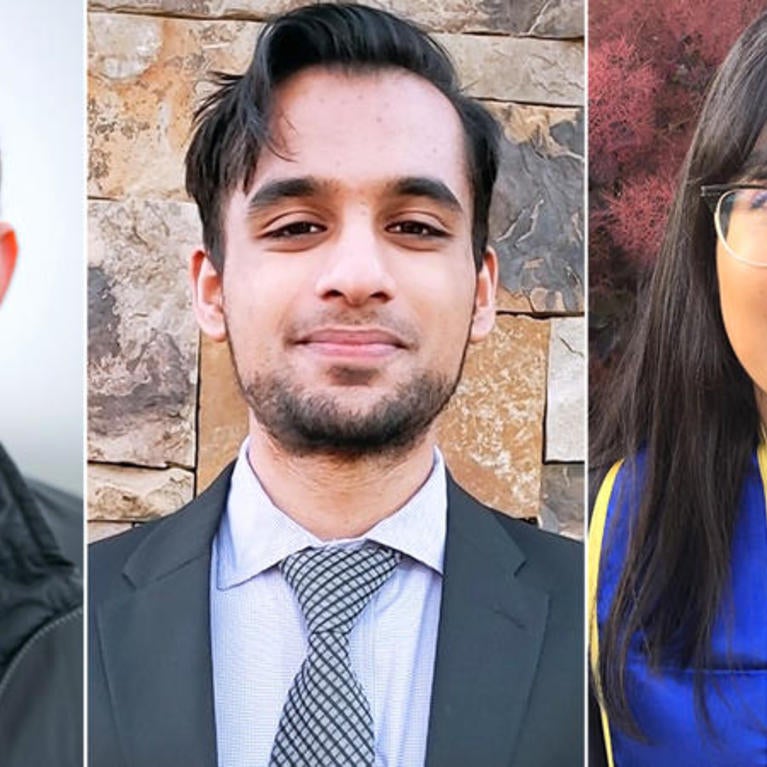 Jacqueline Aguirre de la O, Ryan Gates, Shayan Saeed, Zehra Fatima Qazi: Goldwater, Fulbright Scholar Recipients