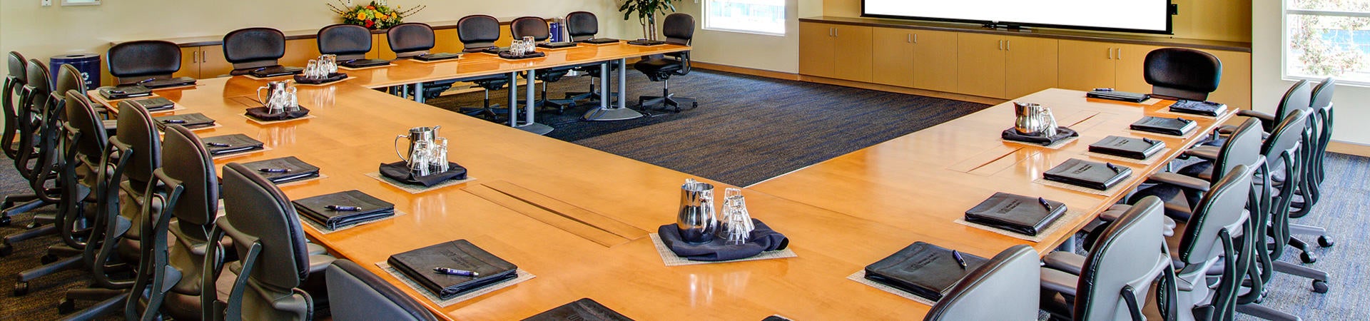 Hospitality empty conference room