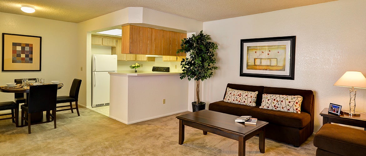plaza interior apartment living/dining room different angle