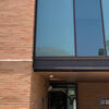 Exterior front entrance of Dundee Residence Hall.