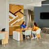 The front desk of the North District Campus Apartments.