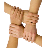 Understand Each Other, hands holding each other