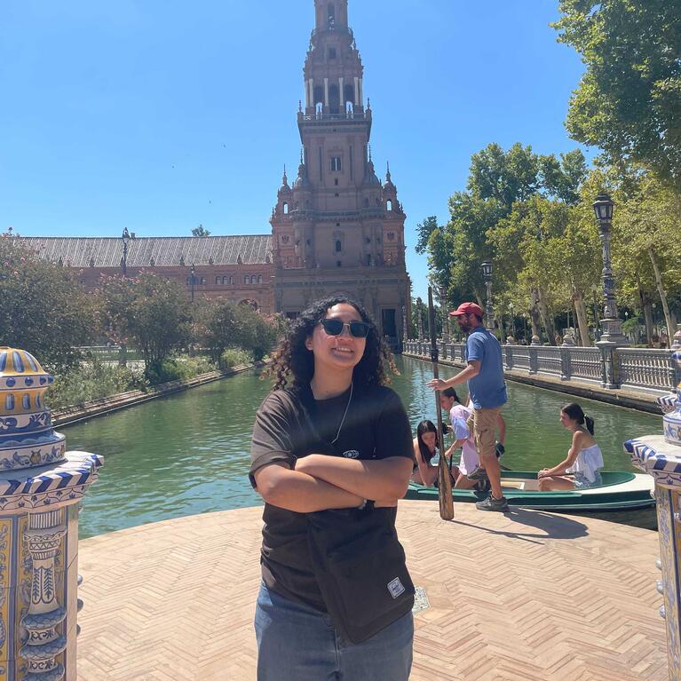 Elizabeth Quezada in Granada, Spain