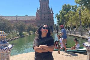 Elizabeth Quezada in Granada, Spain