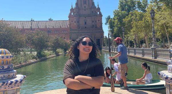 Elizabeth Quezada in Granada, Spain