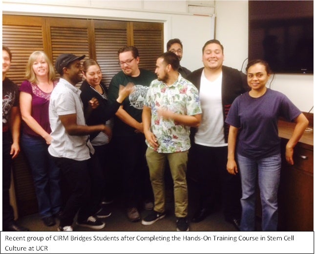 CIRM Bridge Students