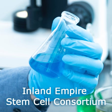 gloved hand holding beaker with liquid (c) iStock