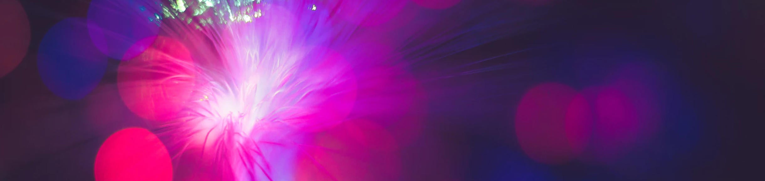 Unsplash Pink and Blue Glowing Lights