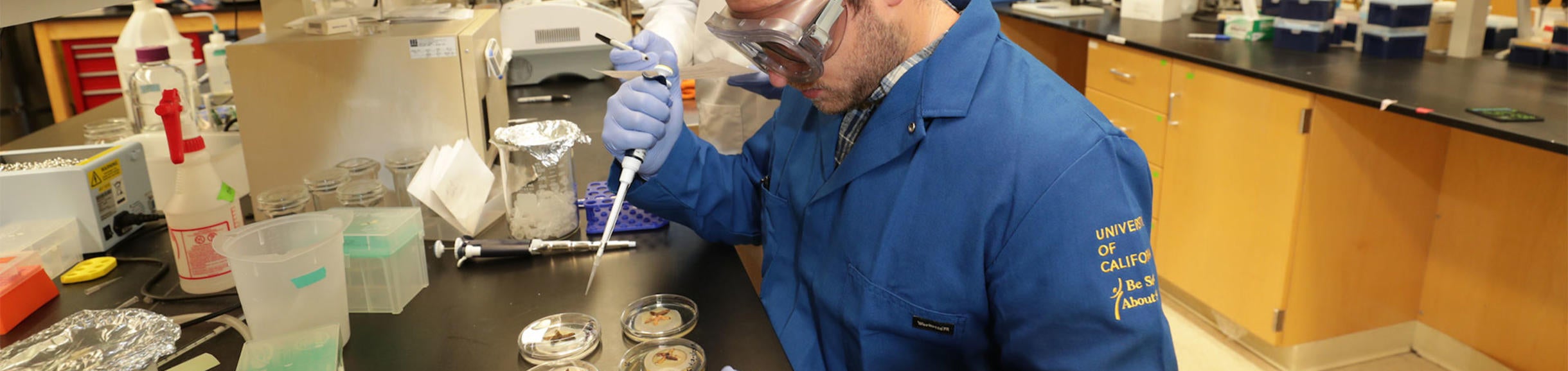 student in the lab (c) UCR/Stan Lim