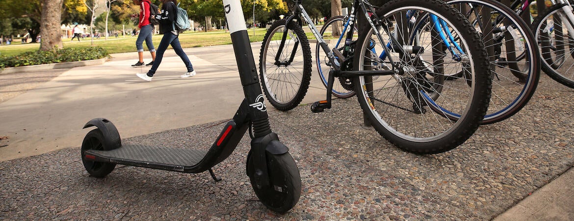 scooters and bikes