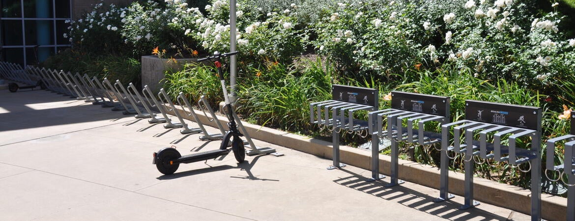 racks outside the HUB