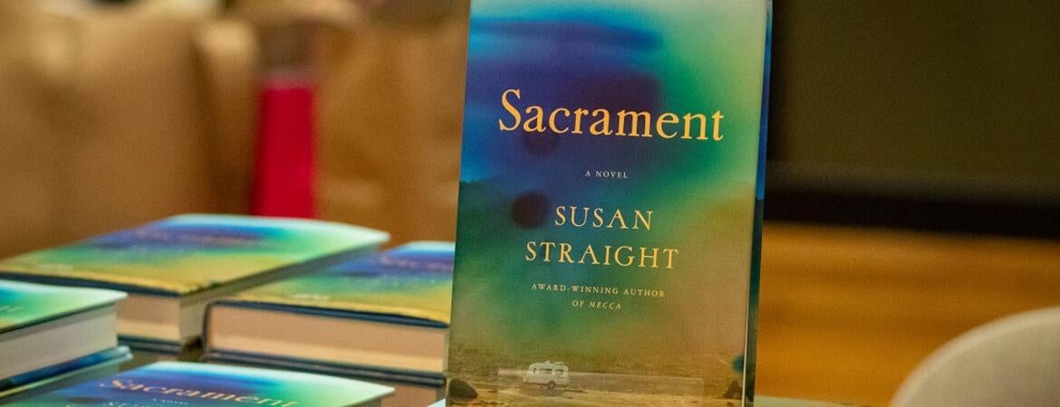 Susan Straight's 10th novel is "Sacrament"