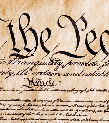 Image of the US Constitution