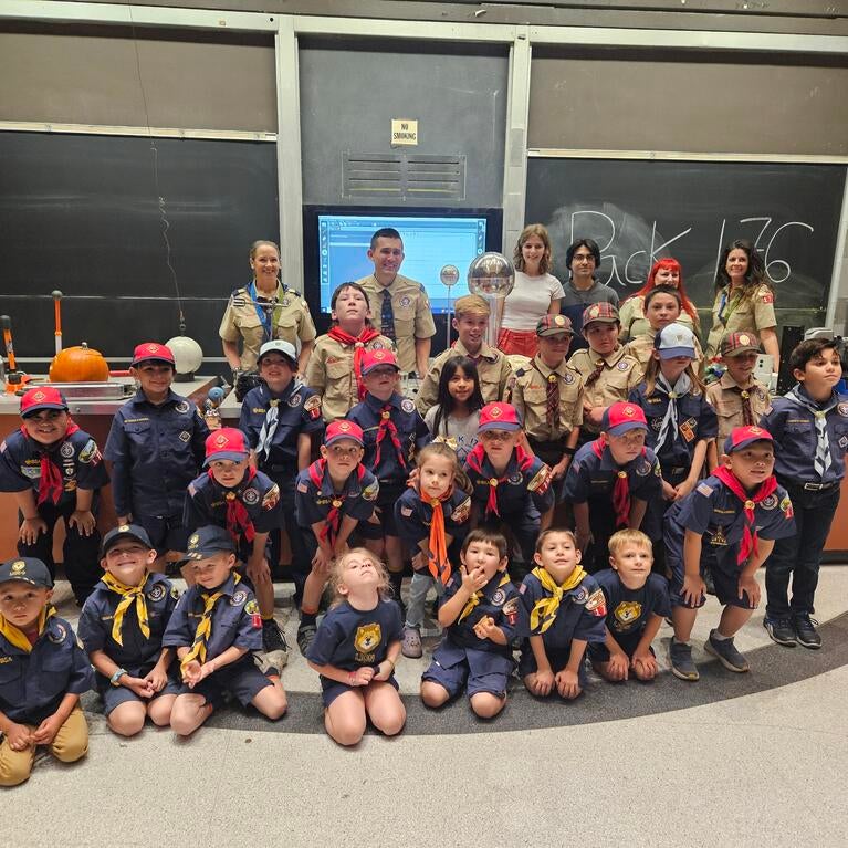 Cub scouts visit UCR on Nov. 3, 2024