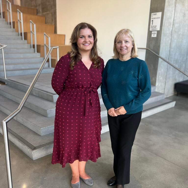 Denise Martinez and Iryna Ethell