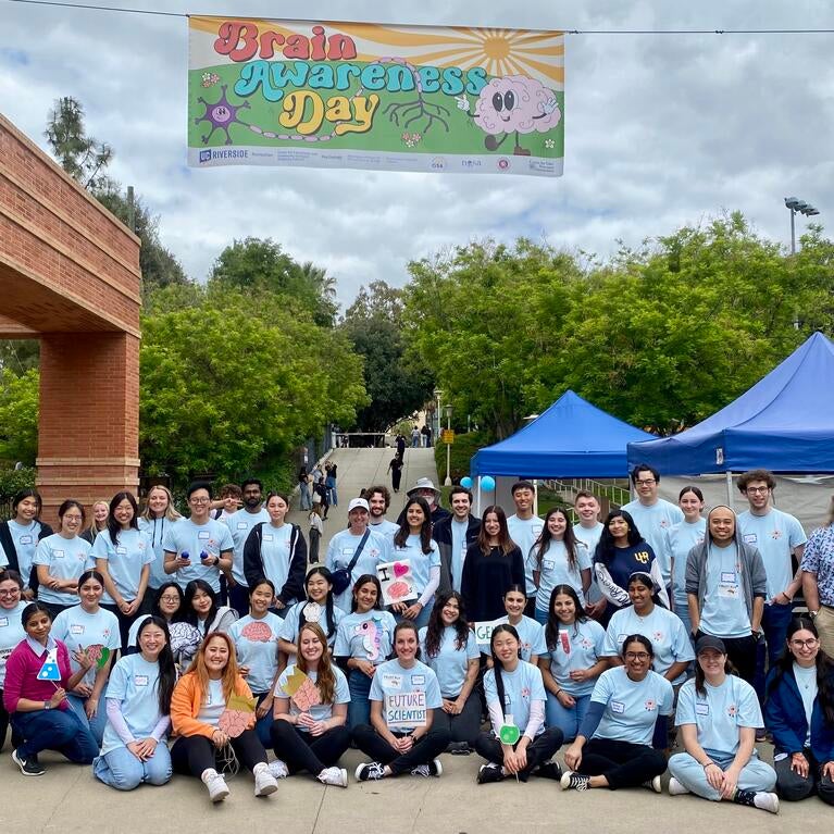 Team members at Brain Awareness Day 2025.