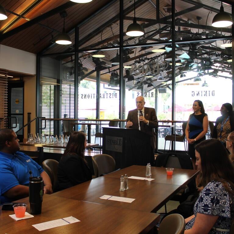 Staff Assembly awards at the Stable