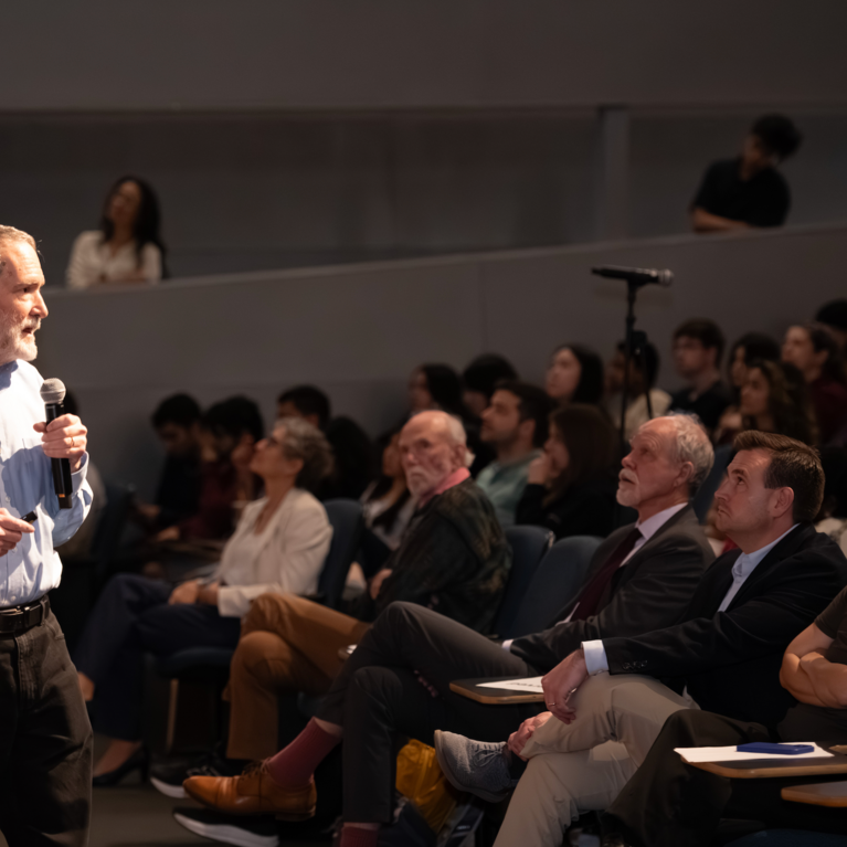 Brad Marston gives lecture