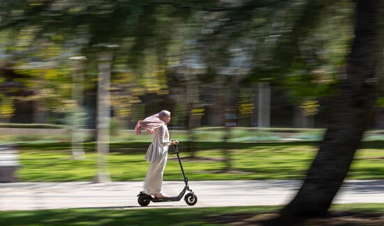 Scooter rider