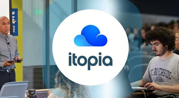 itopia logo with cloud icon above it