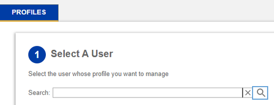 IAMRiverside Select a User Screen