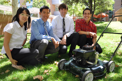 Team: Wartini Ng, Timothy Chow,  Kawai Tam (advisor), Jonathan Matson, and Brian Cruz Not in photo: David Cocker and Phillip Christopher (advisors)